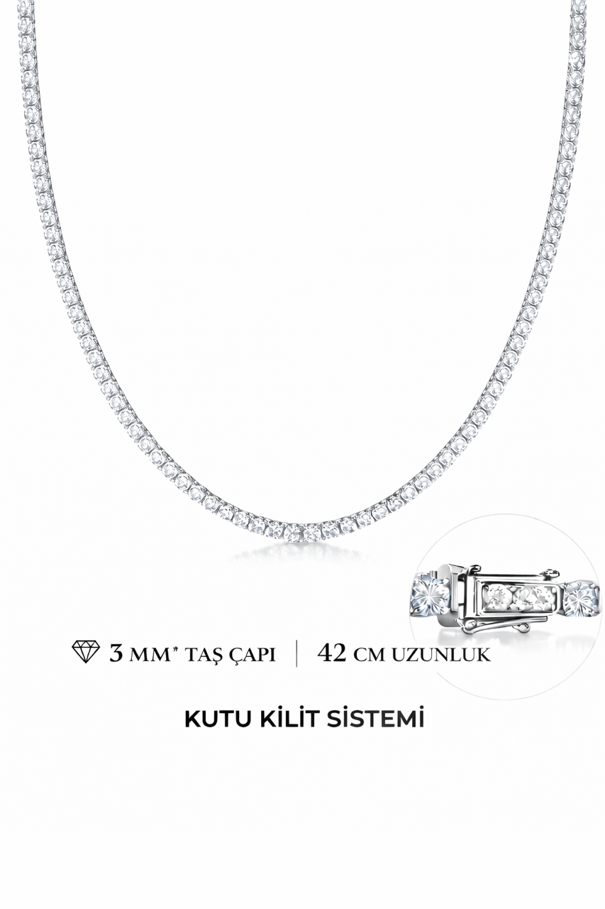 3 mm 42 cm Suyolu Kolye