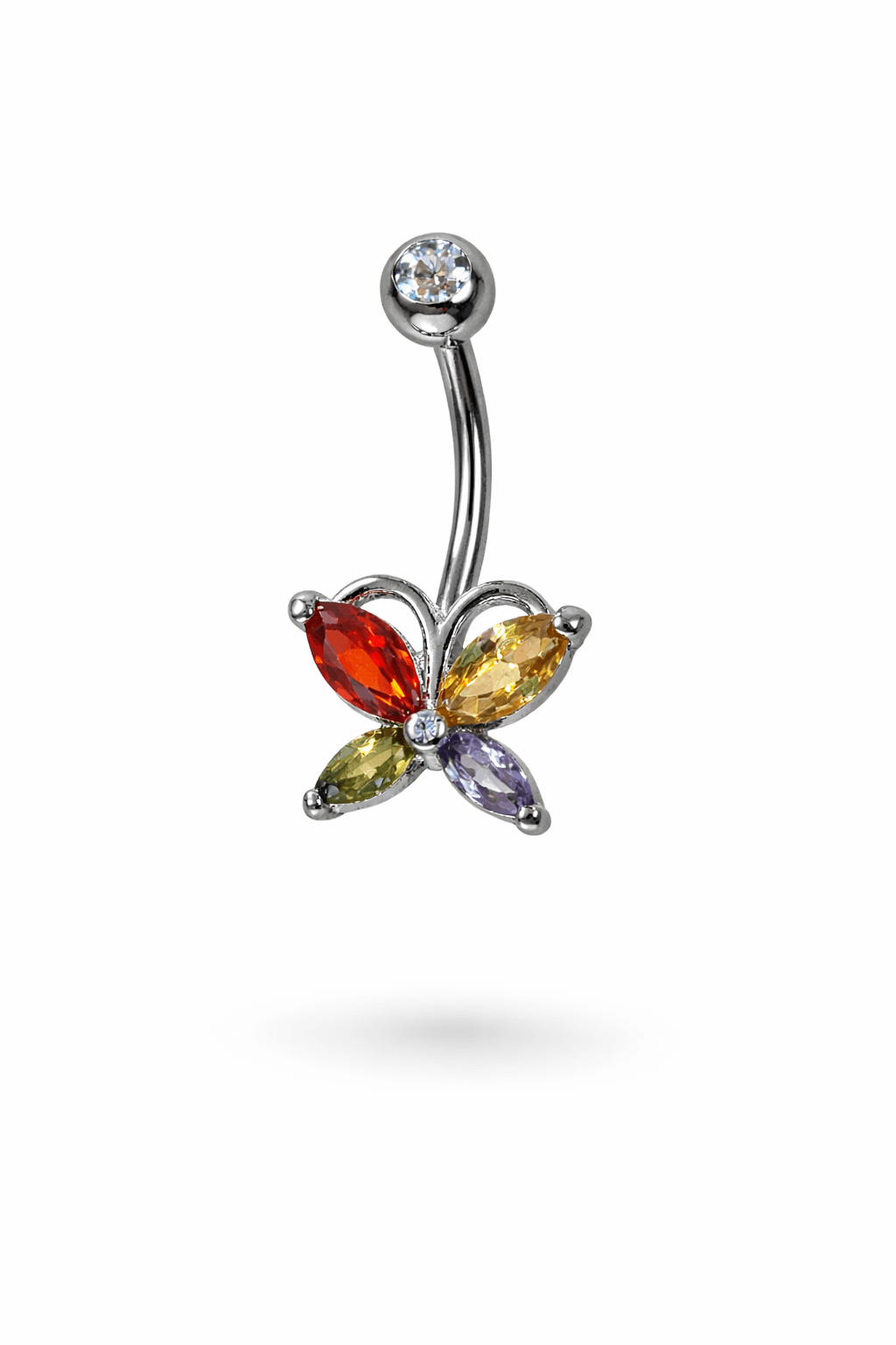Cerrahi Çelik Kelebek Göbek Piercing