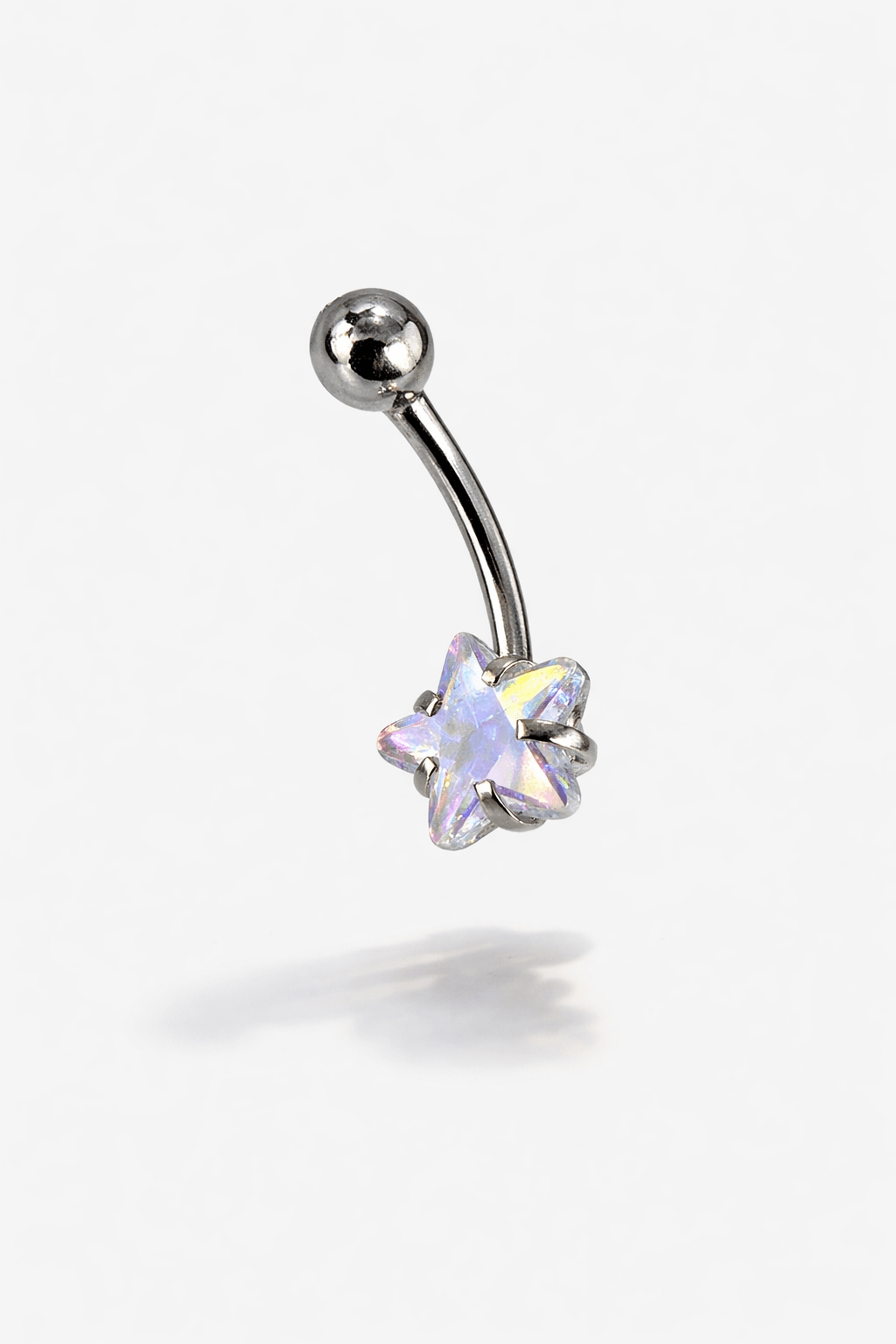 Cerrahi Çelik Yldız Göbek Piercing