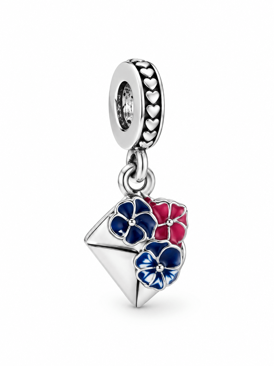 Çiçekli Zarf Charm