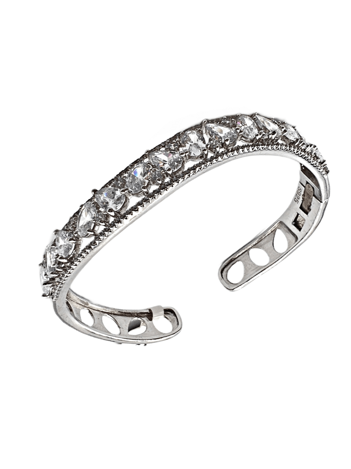 Damla Taşlı Kelepçe Bileklik