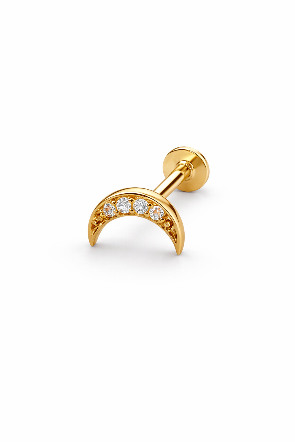 Gümüş Hilal Piercing