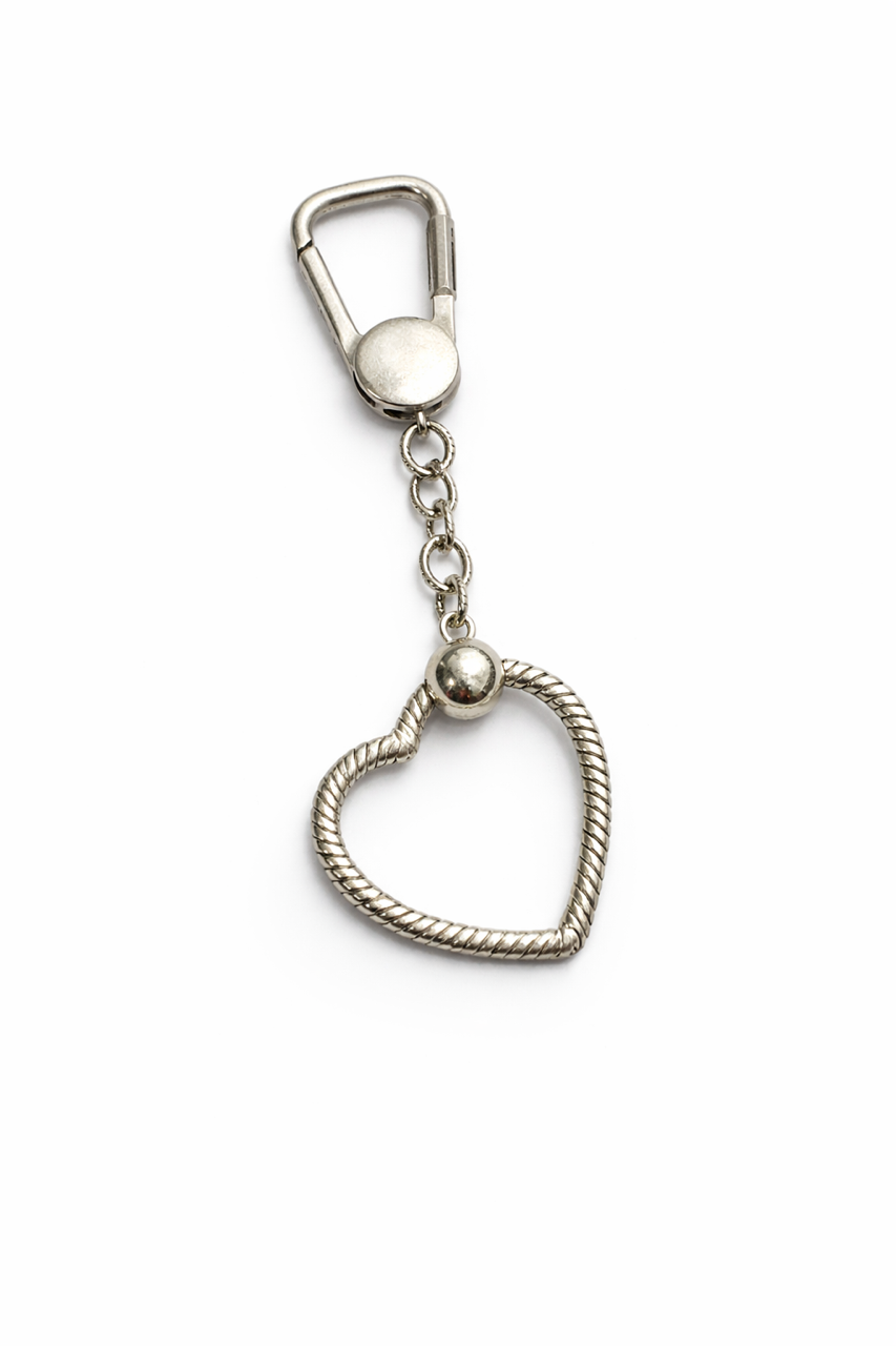 Gümüş Kalp Anahtarlk