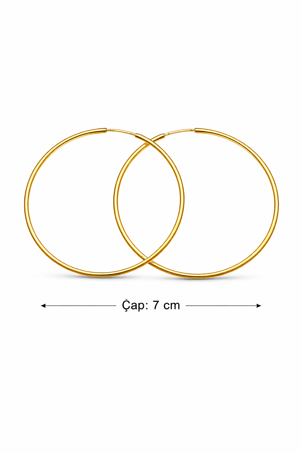 Halka Küpe Çap:7 cm