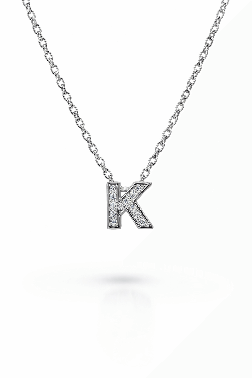 K Minimal Harf Kolye