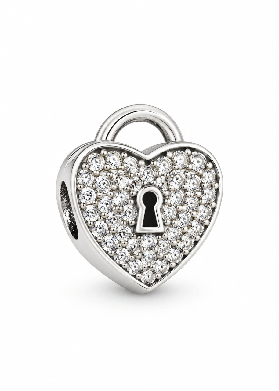 Kalp Taşlı Charm