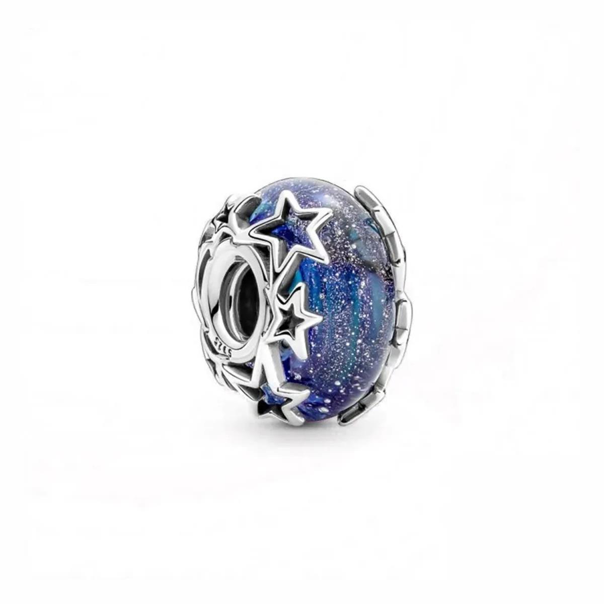 Lacivert Murano Charm