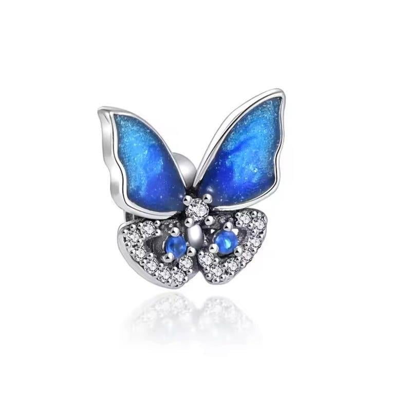 Mavi Kelebek Charm