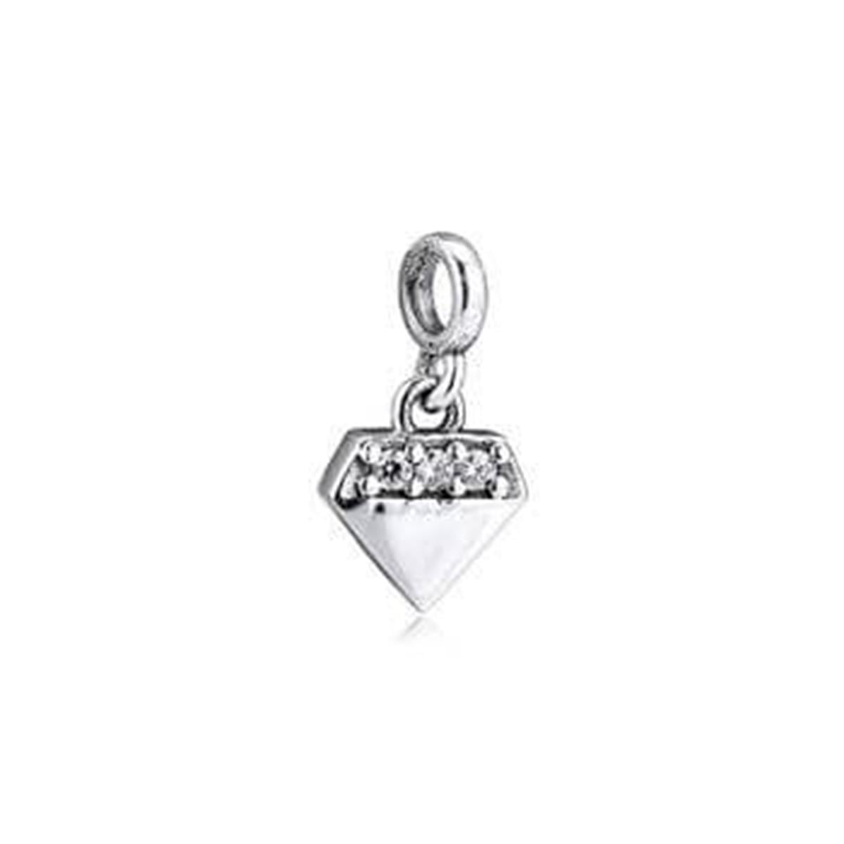 Me Taşlı Elmas Charm
