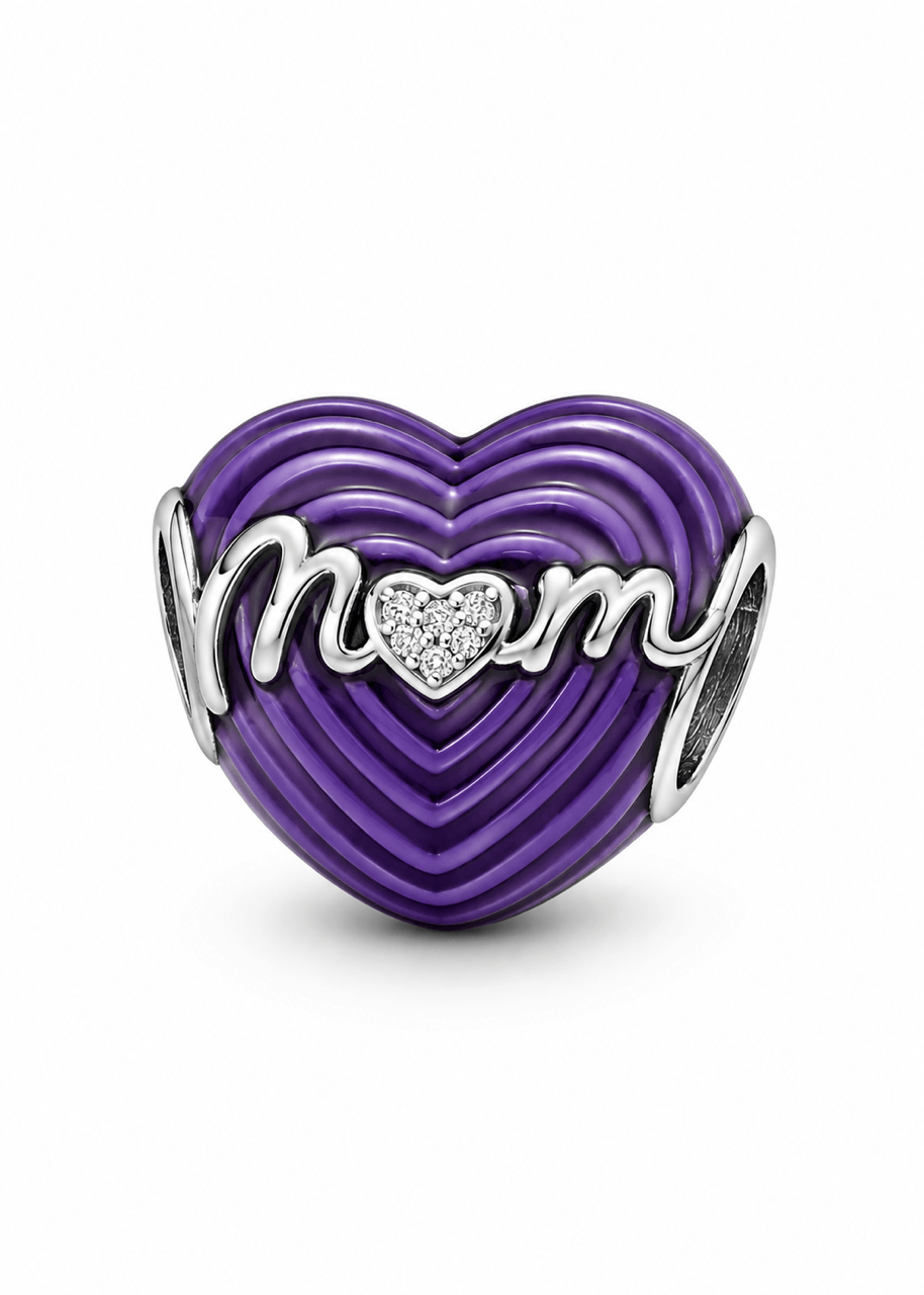 Mor (Mom) Kalp Charm