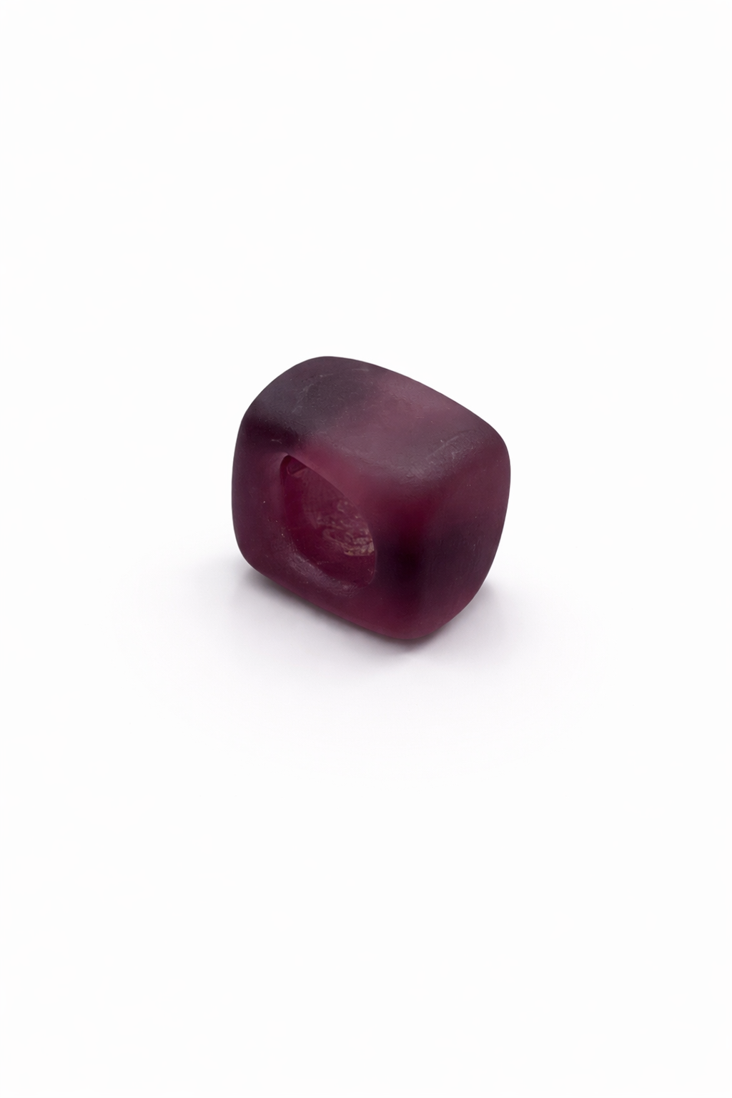 Mürdüm Mat Murano Cam Charm