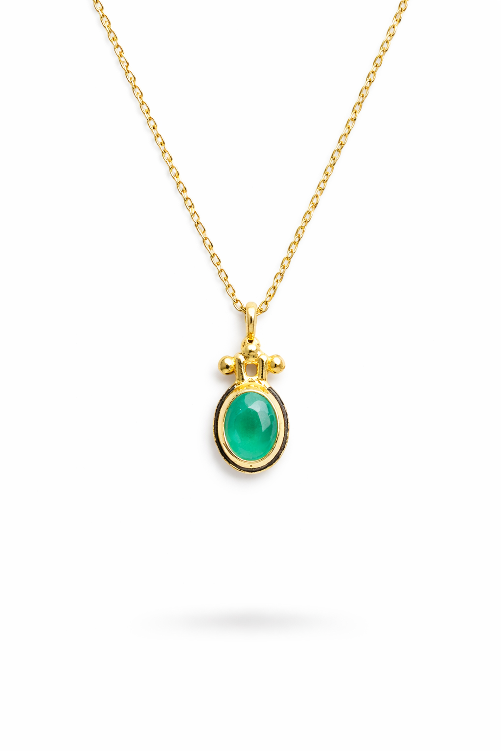 Paraiba Taşlı Kolye