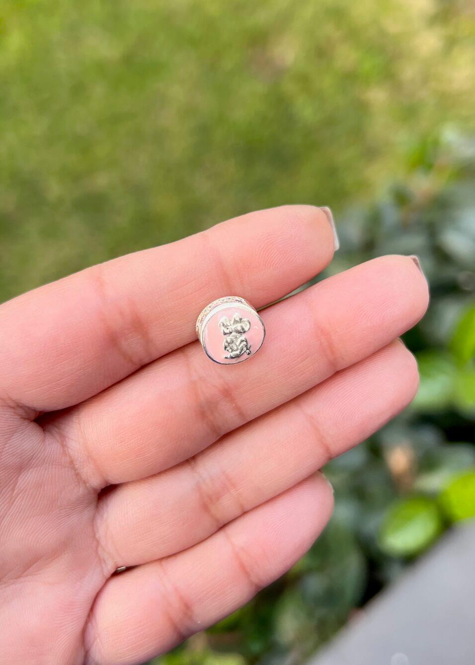 Pembe Minnie Figürlü Charm