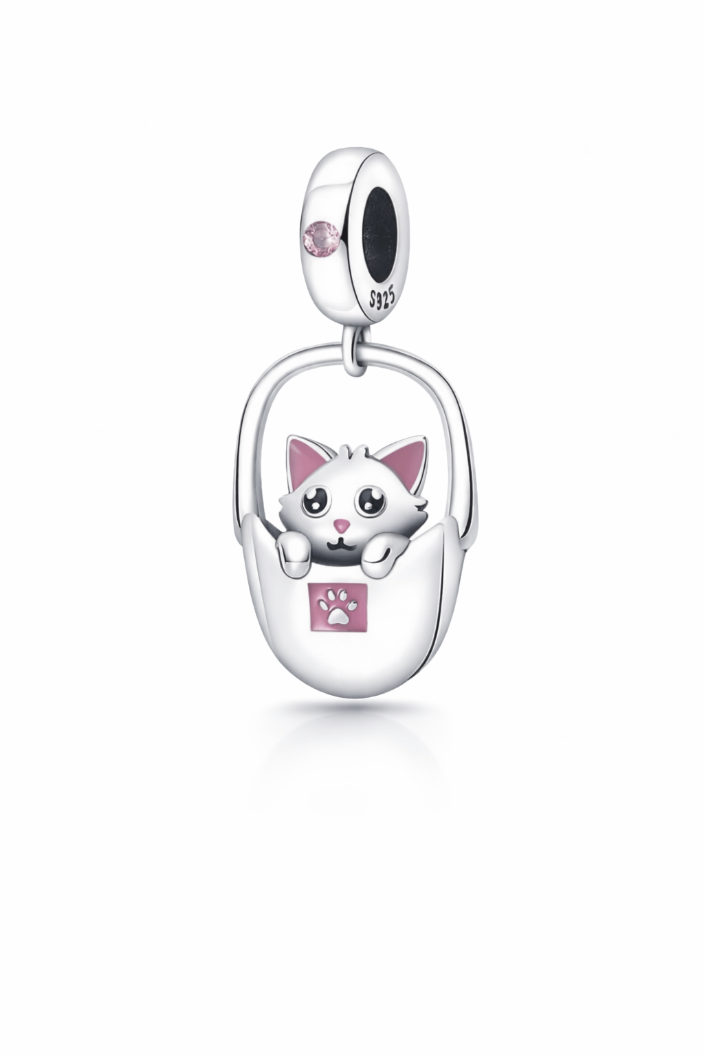 Sallantılı Sepette Kedi Charm