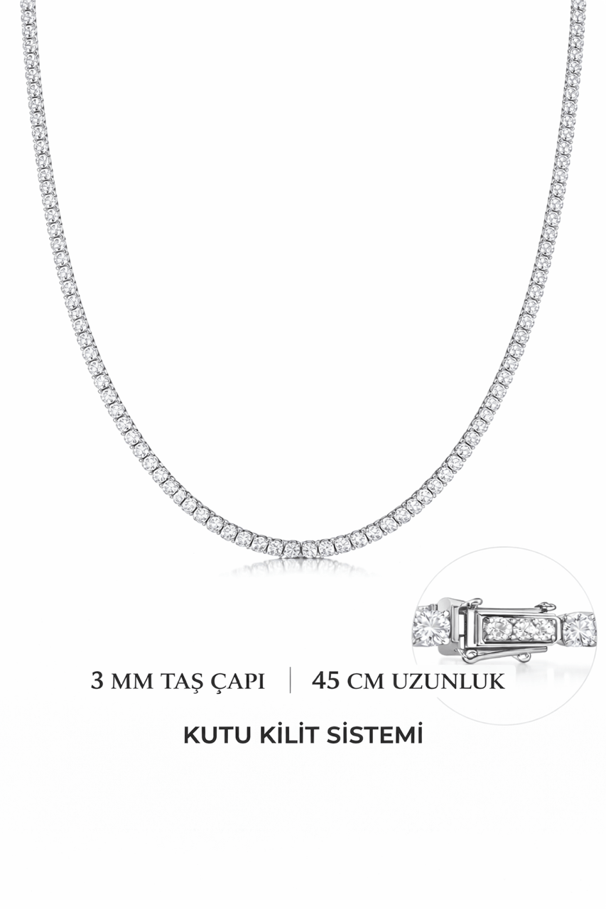 Suyolu 3 mm 45 cm Kolye