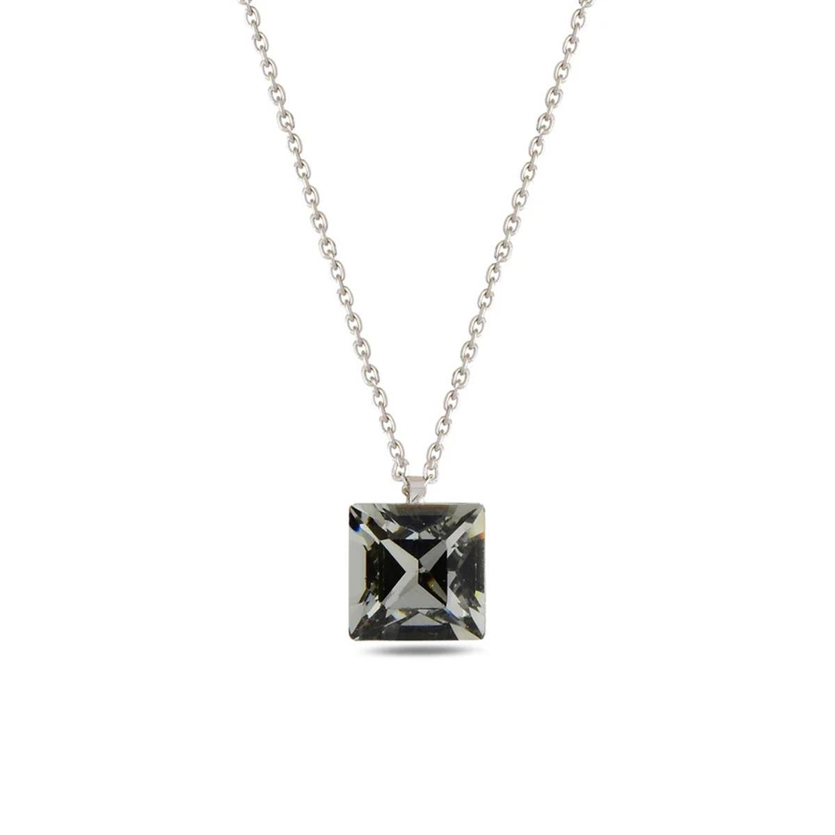 Swarovski Gaıa Kare Kolye