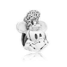 Taşlı, Şapkalı Mickey Kafası Charm