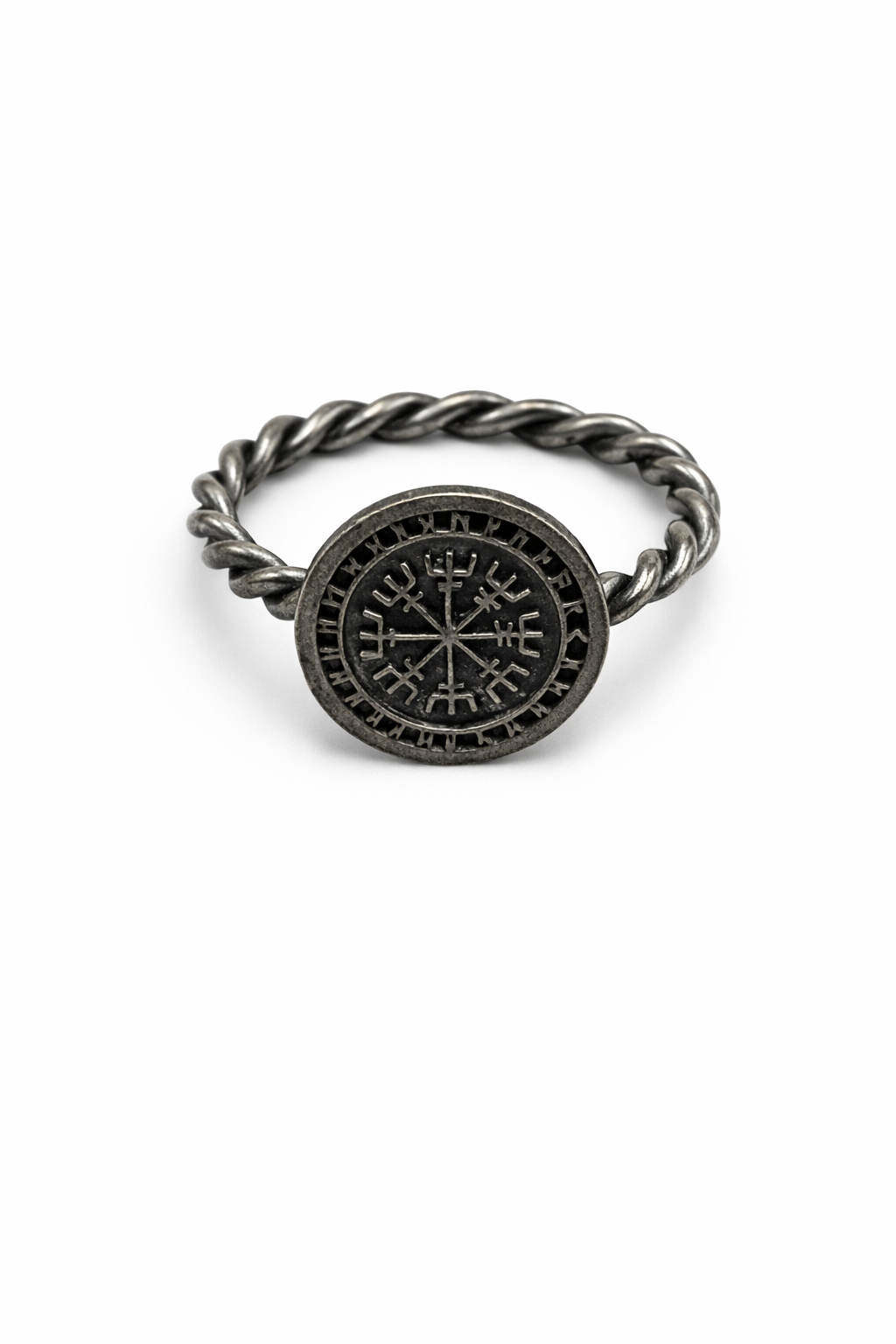 Viking Vegvisir Gümüş Yüzük