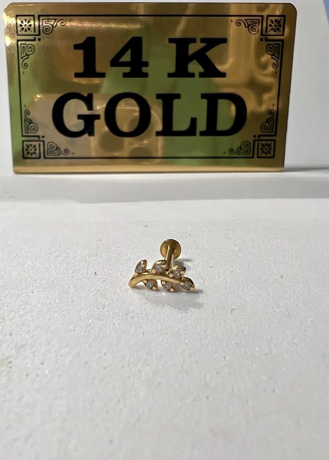 Altın Yaprak Piercing