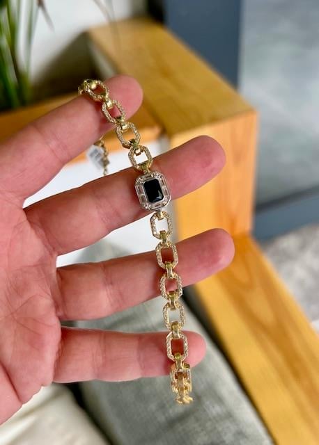 Bety Baget Taşlı Bileklik