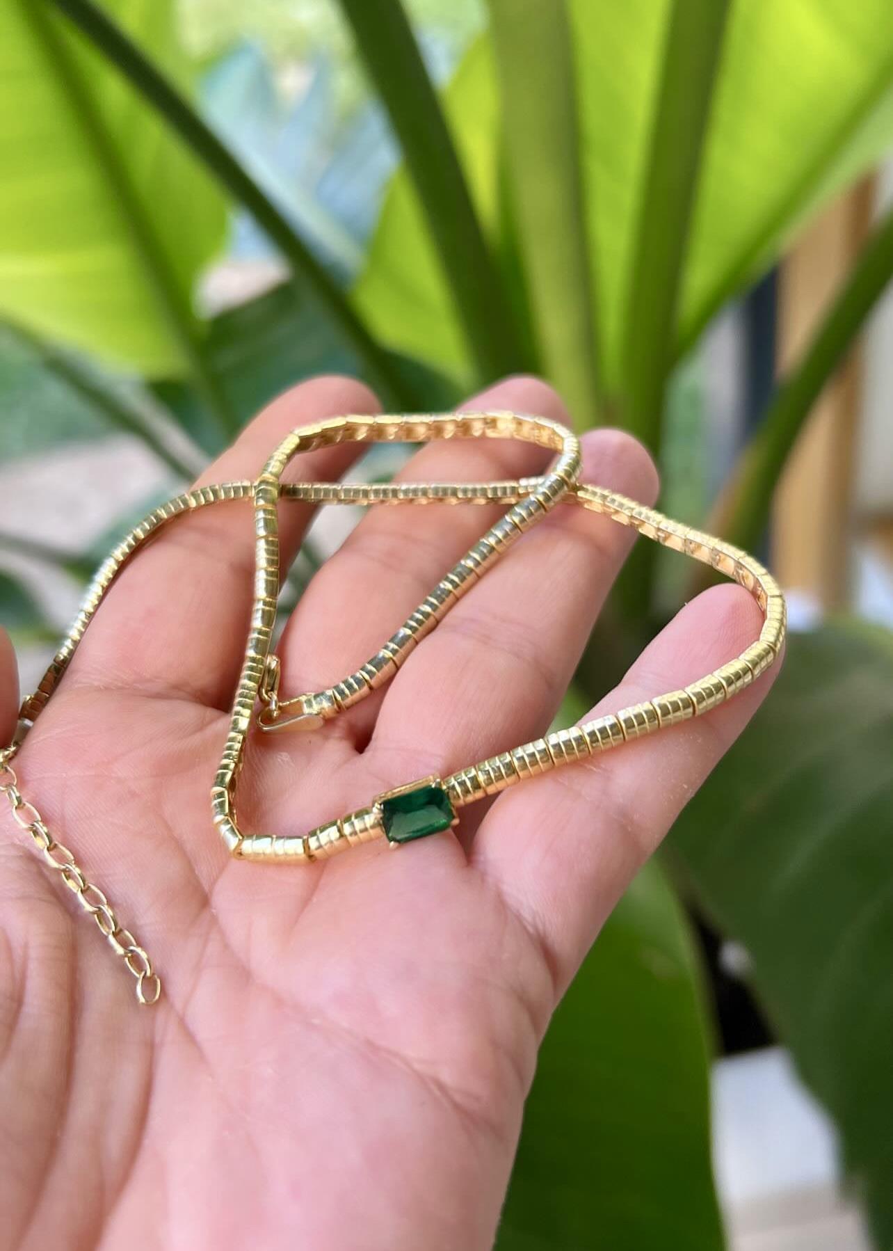 Bety Bambu Choker Kolye