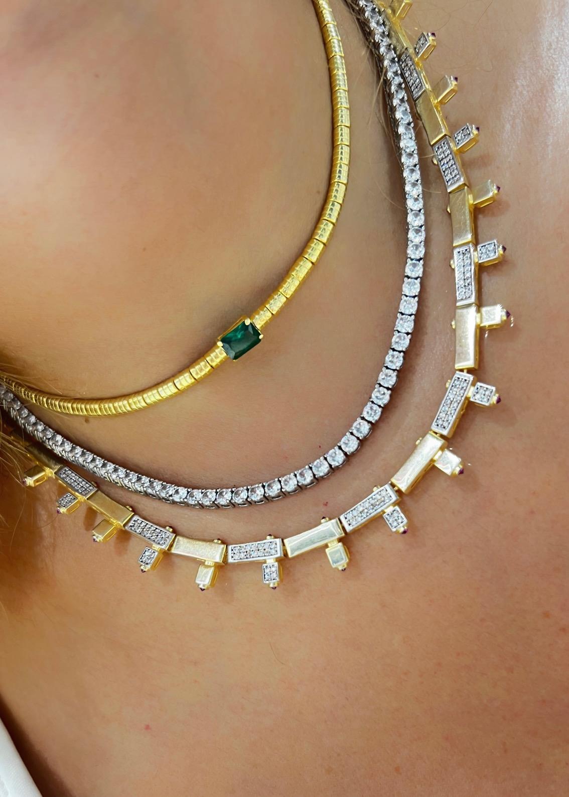 Bety Bambu Choker Kolye