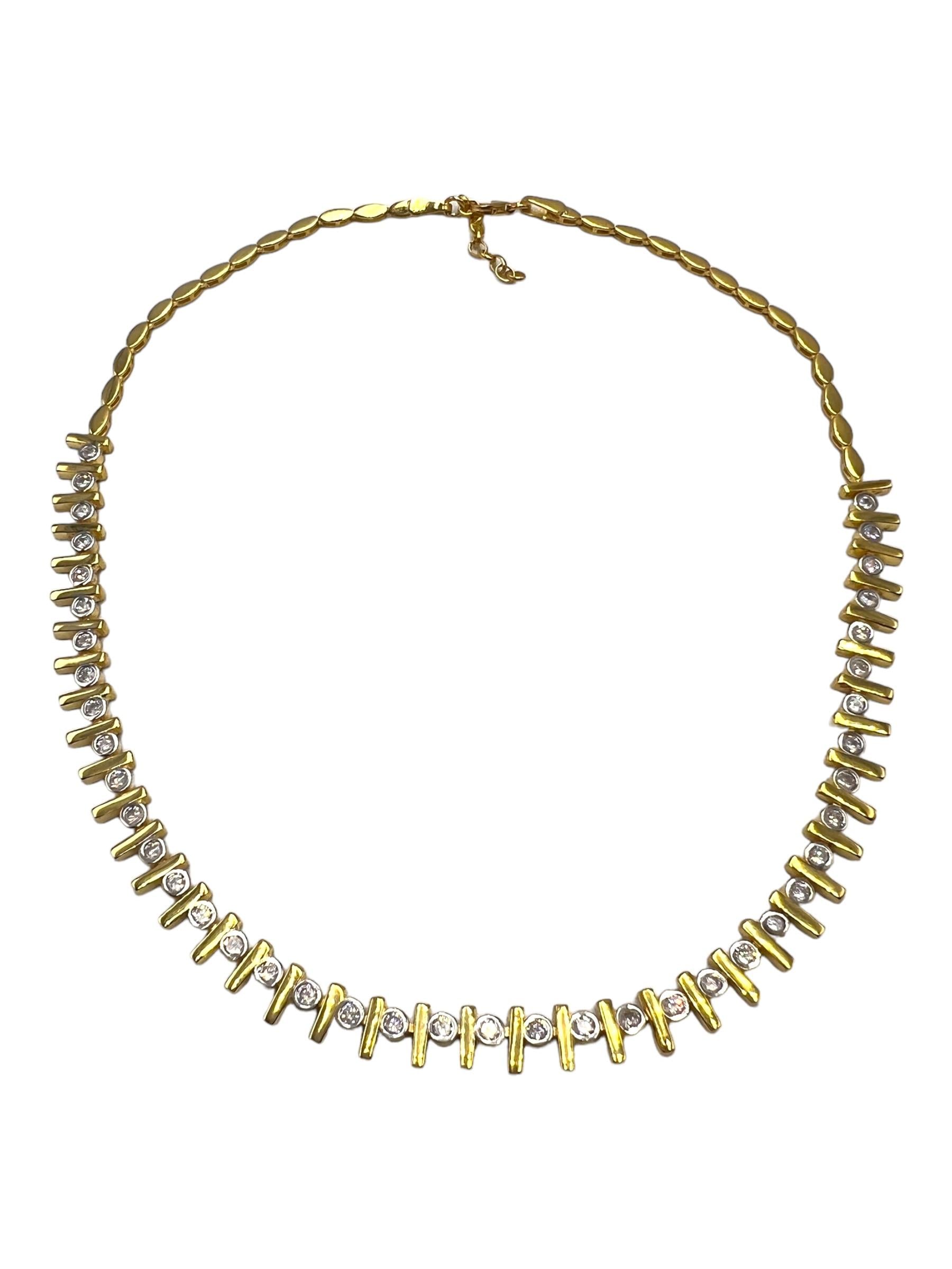 Bety Çubuk Taşlı Choker Kolye