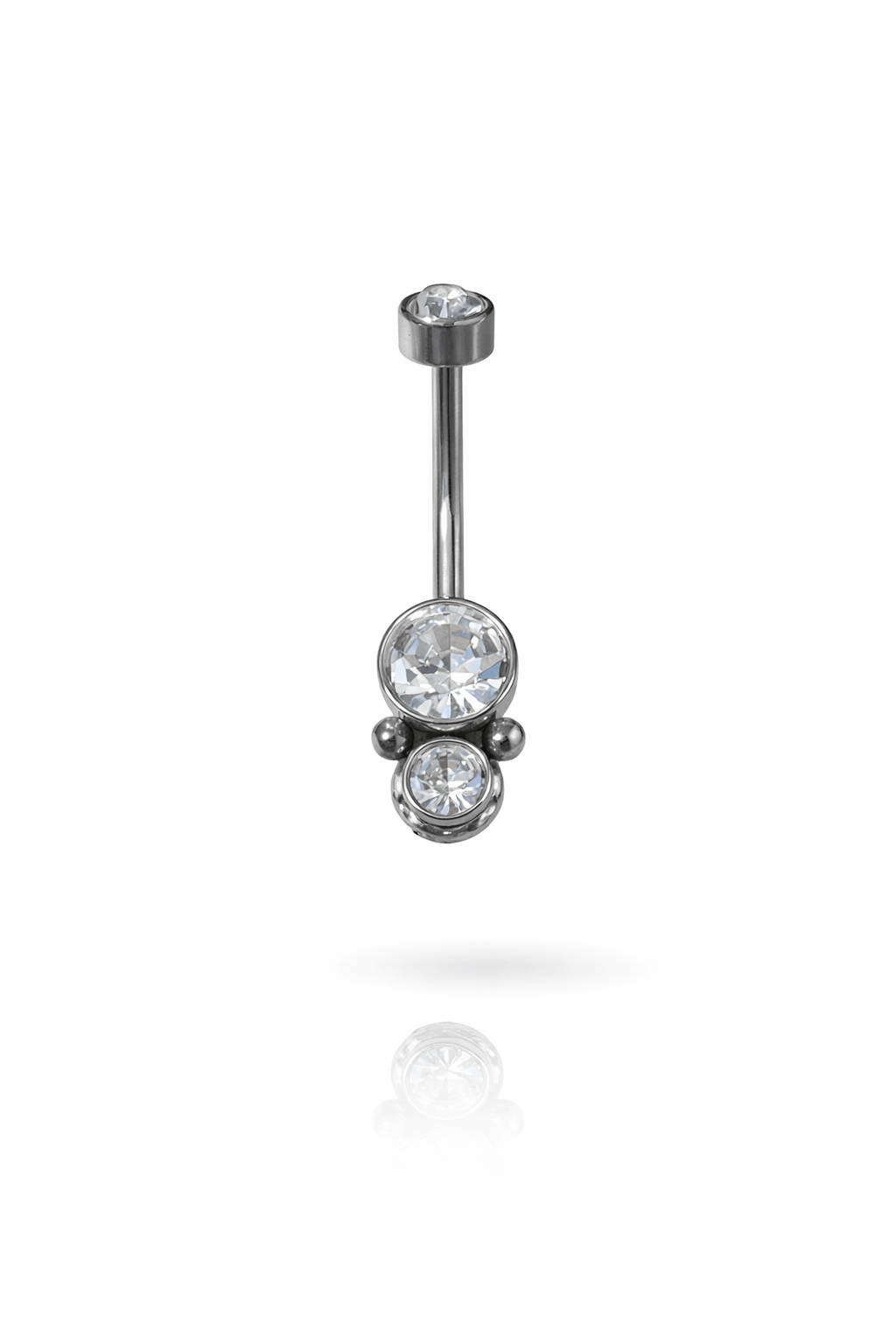 Cerrahi Çelik Taş Göbek Piercing