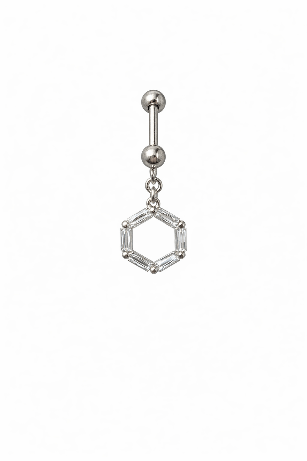 Gümüş Sallantılı Piercing