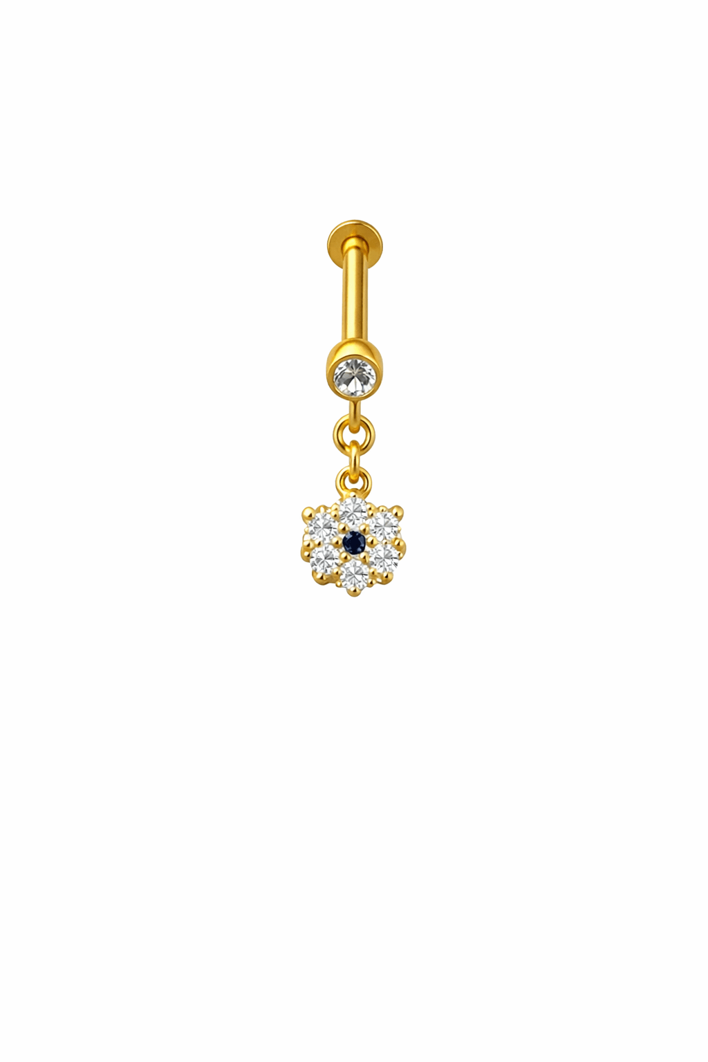 Gümüş Sallantılı Piercing