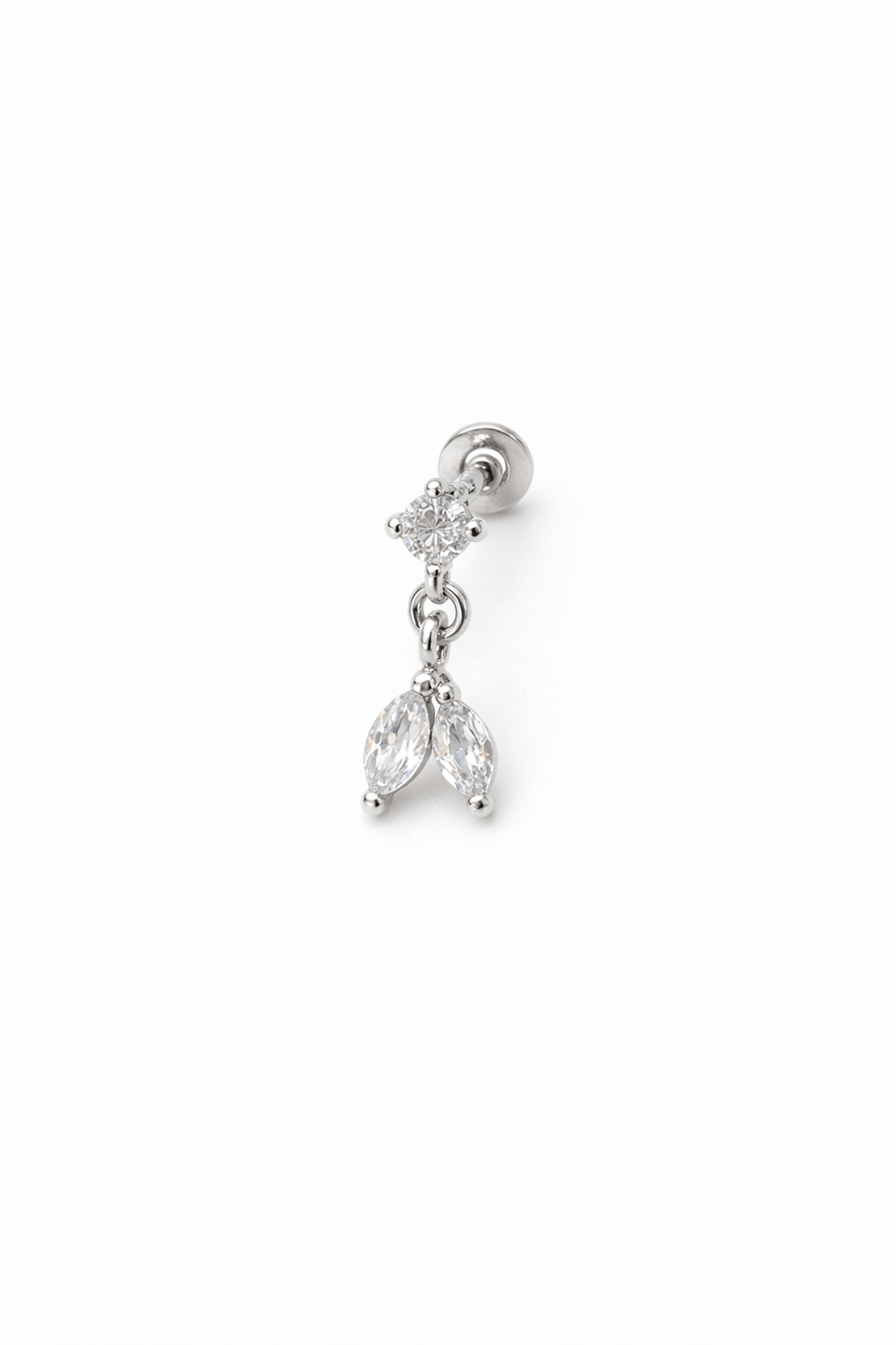 Gümüş Sallantılı Piercing