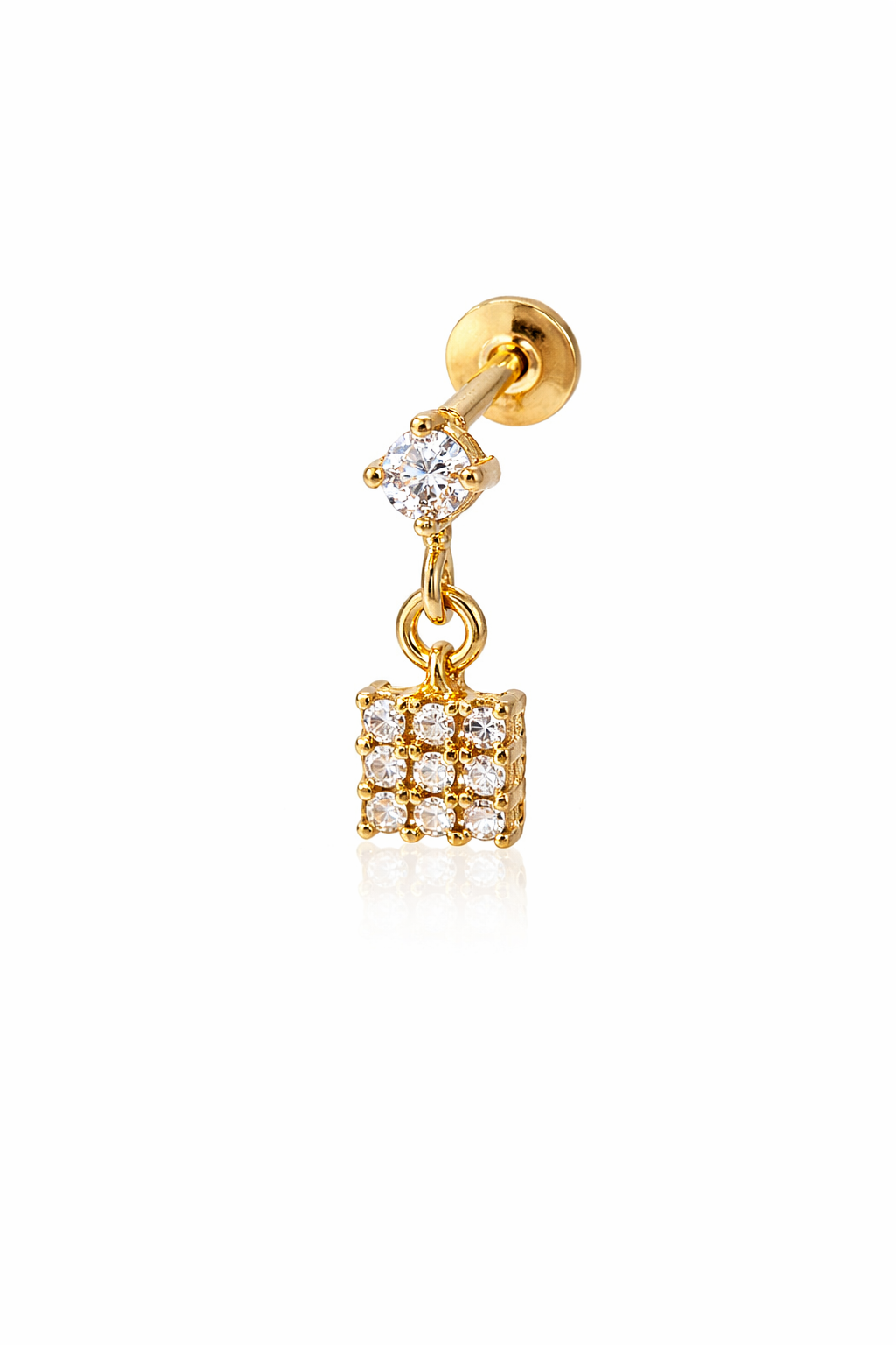 Gümüş Sallantılı Piercing