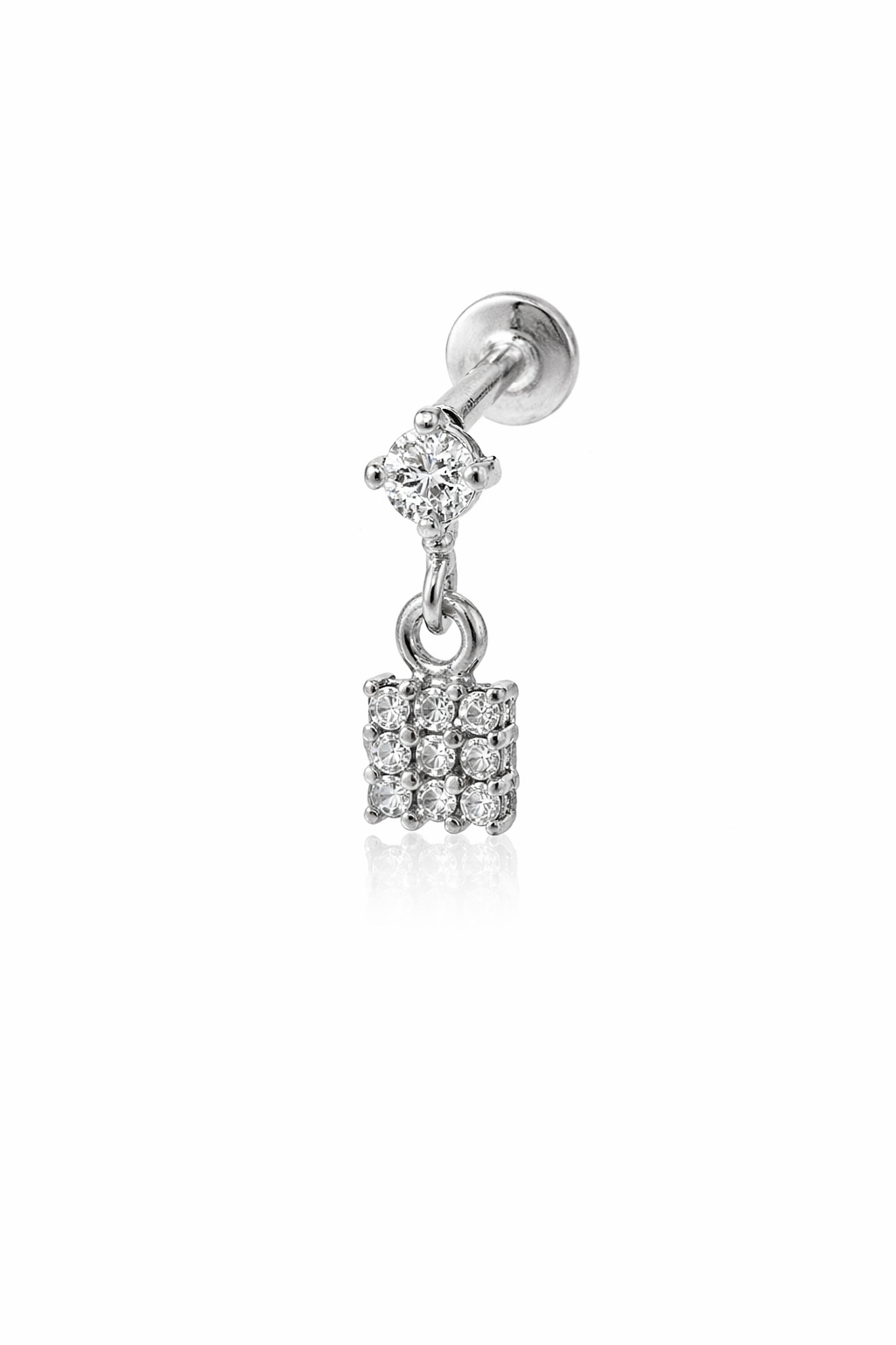 Gümüş Sallantılı Piercing