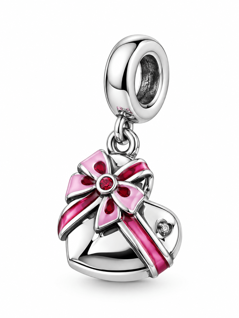 Kalp Hediye Paketi Charm