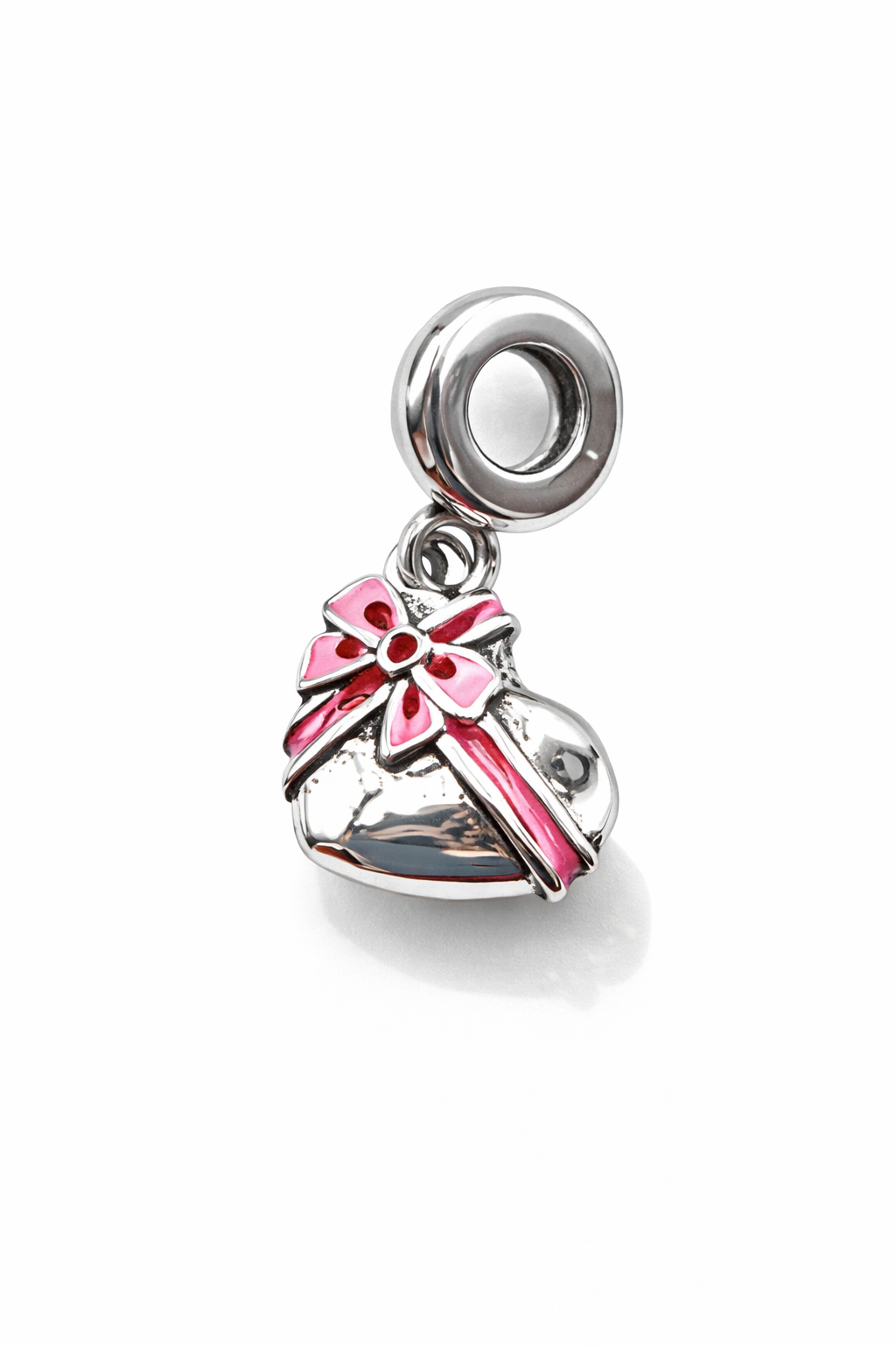 Kalp Hediye Paketi Charm