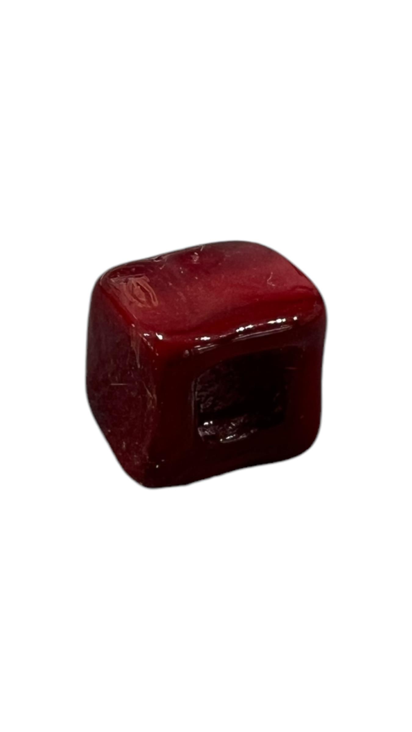 Kırmızı Murano Cam Charm