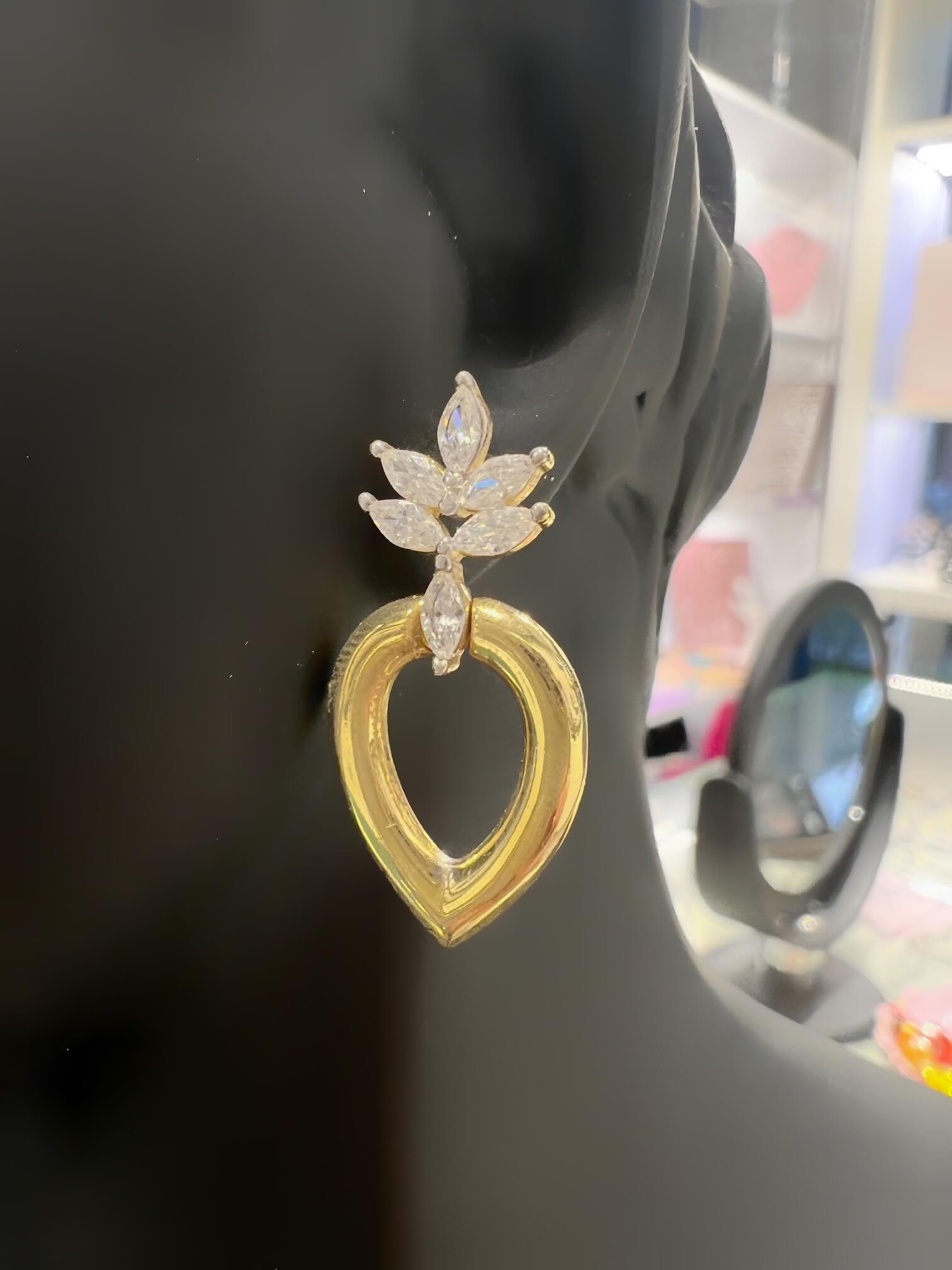 Lotus Damla Küpe