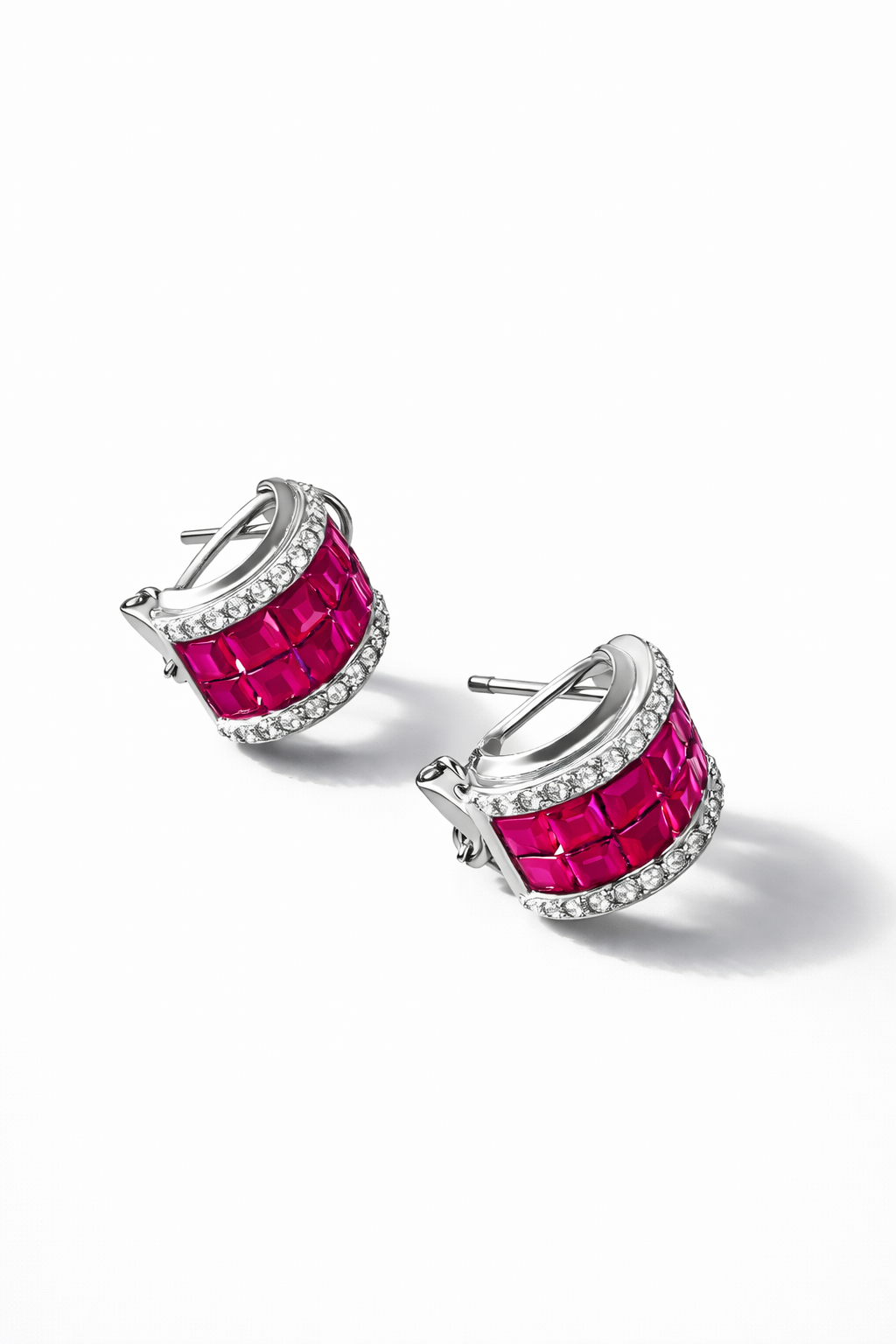 Lumera Pembe Taşlı Küpe