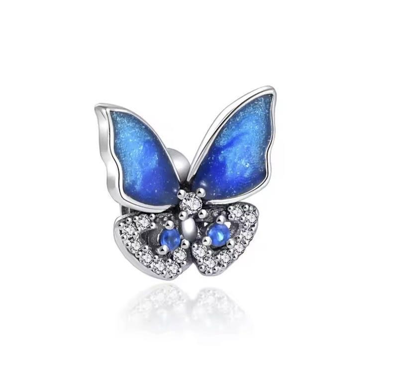 Mavi Kelebek Charm