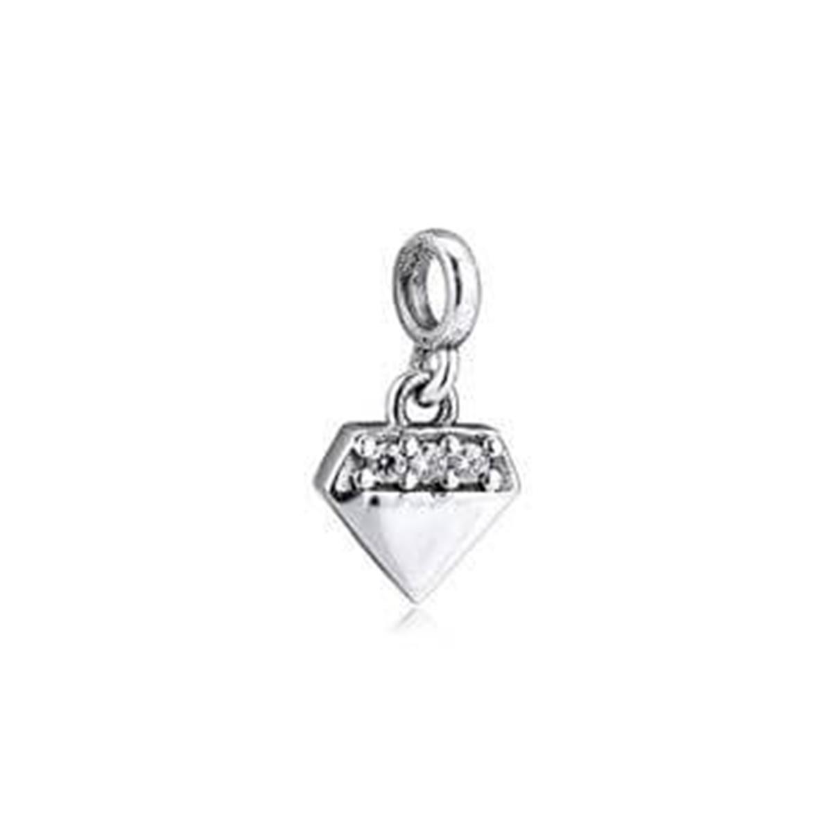 Me Taşlı Elmas Charm