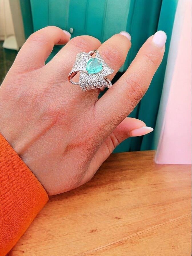 Paraiba Lüx Yüzük