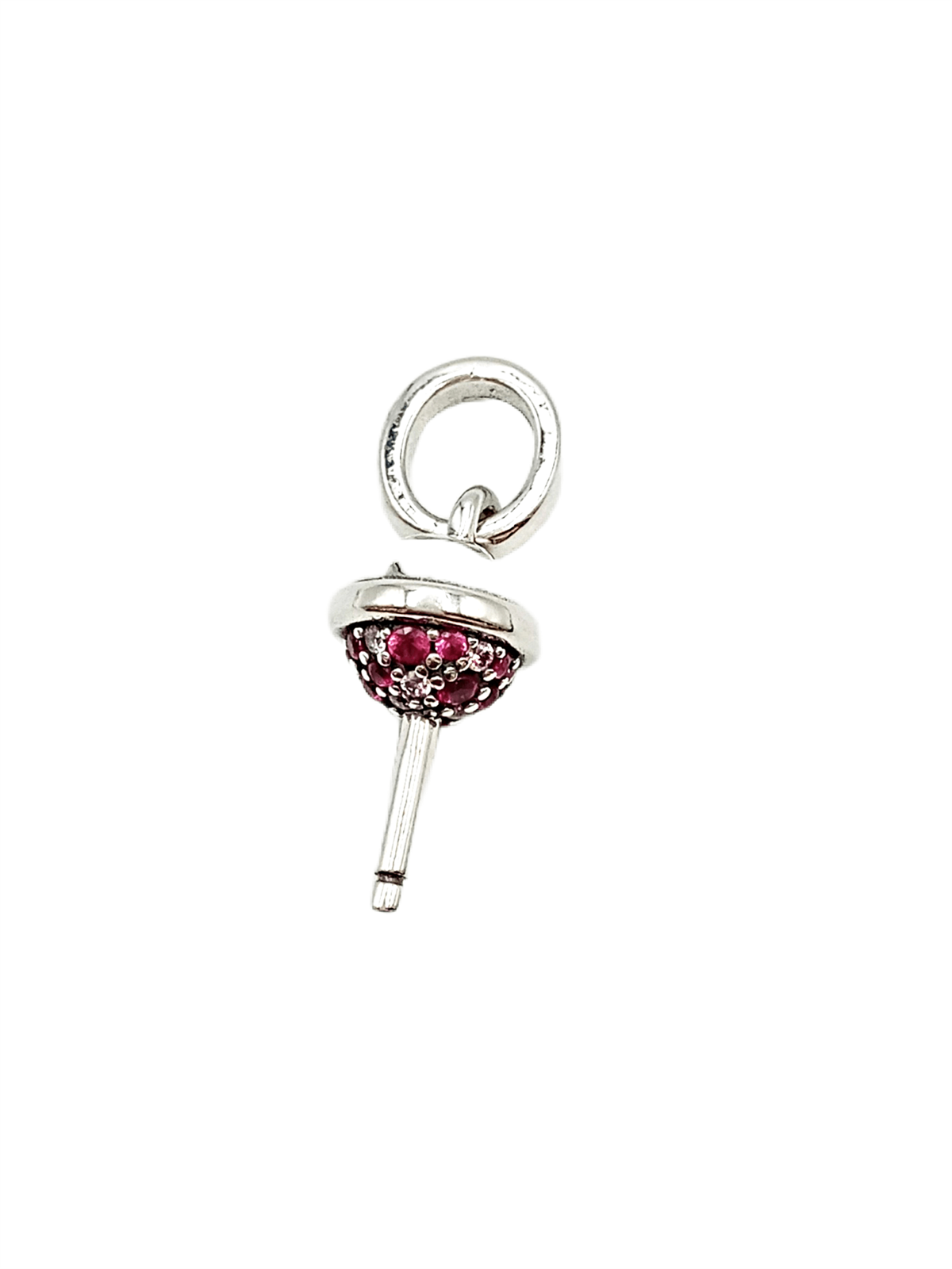 Pembe Taşlı Dondurma Charm