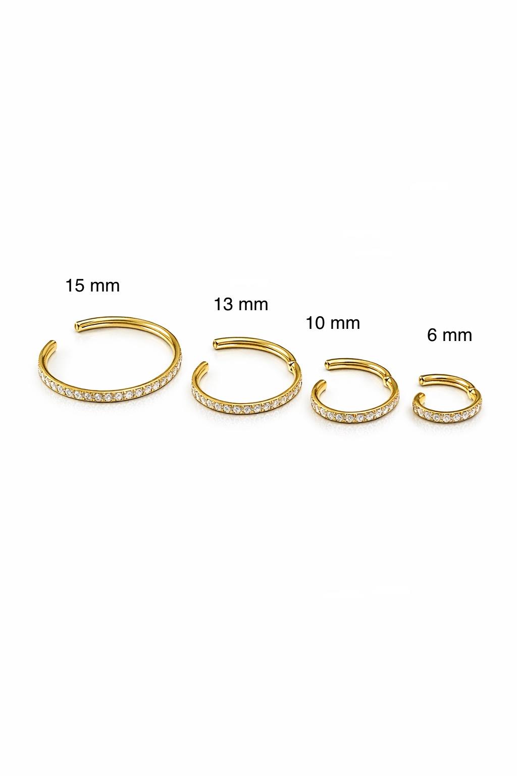 Premium Titanyum Halka Piercing