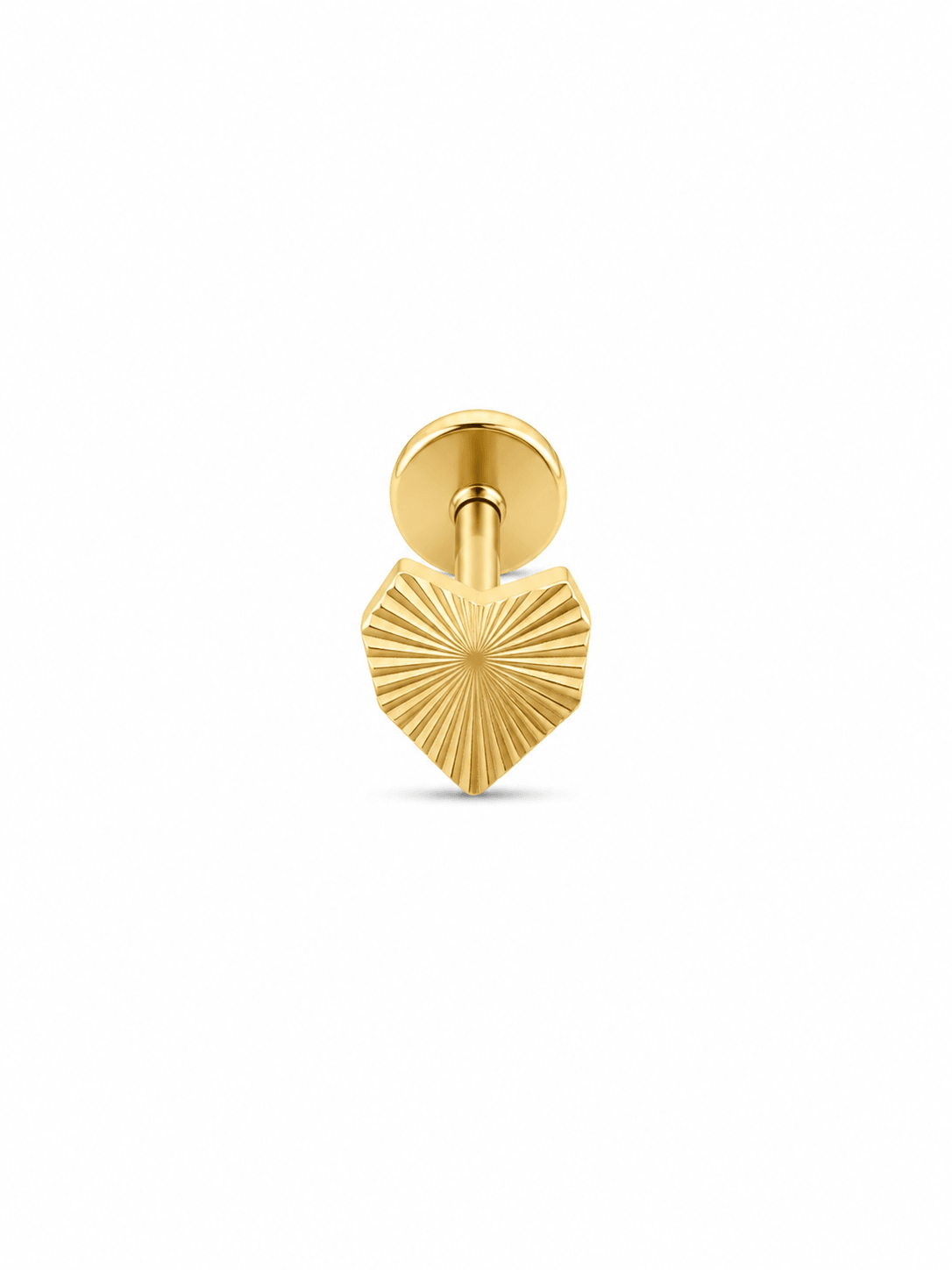 Premium Titanyum Kalp Piercing