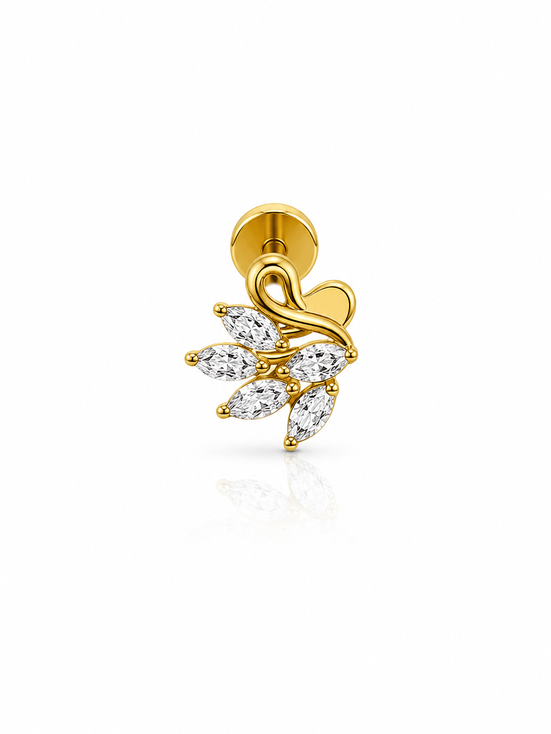 Premium Titanyum Kuğu Piercing