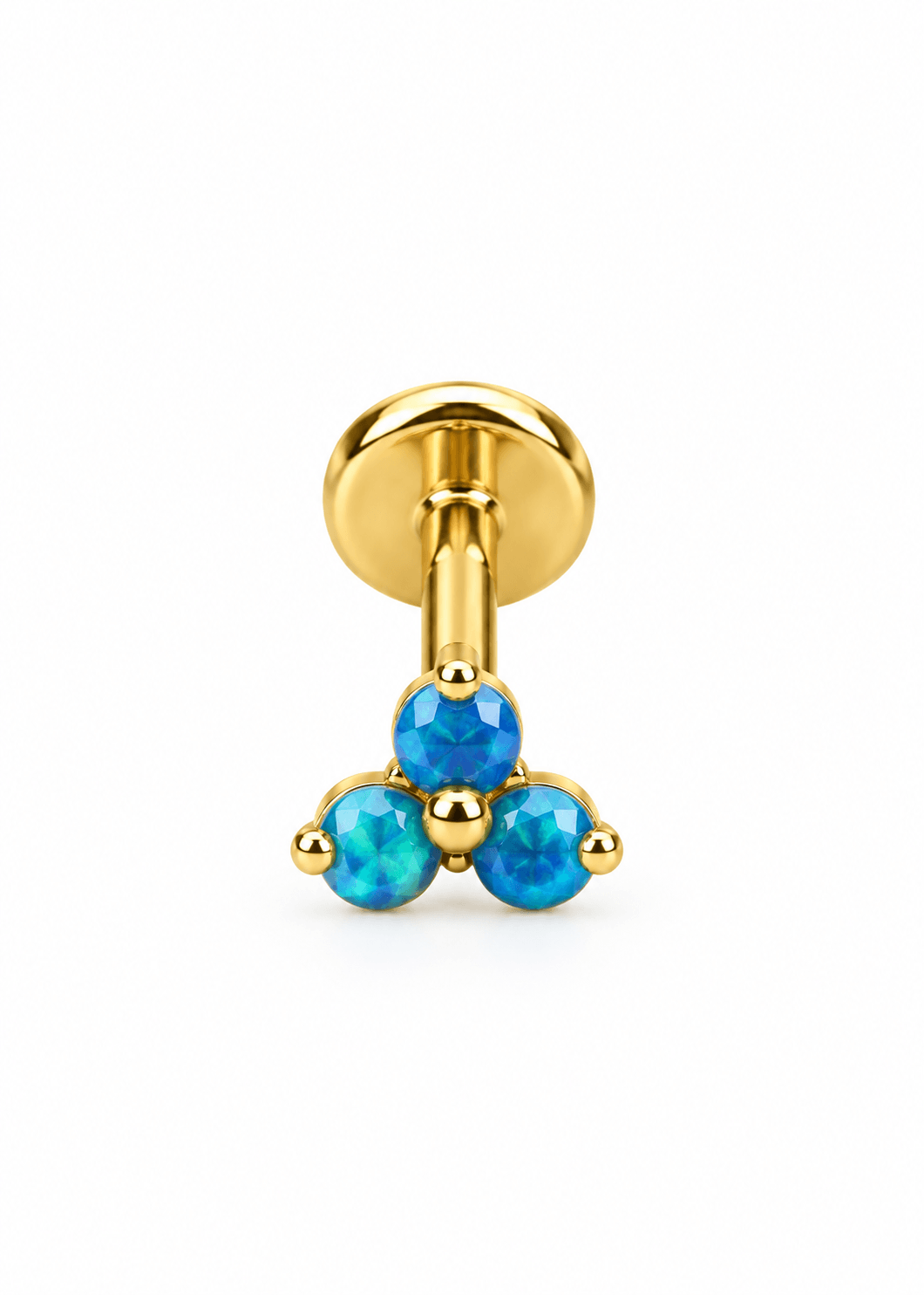 Premium Titanyum Opal Taş Piercing