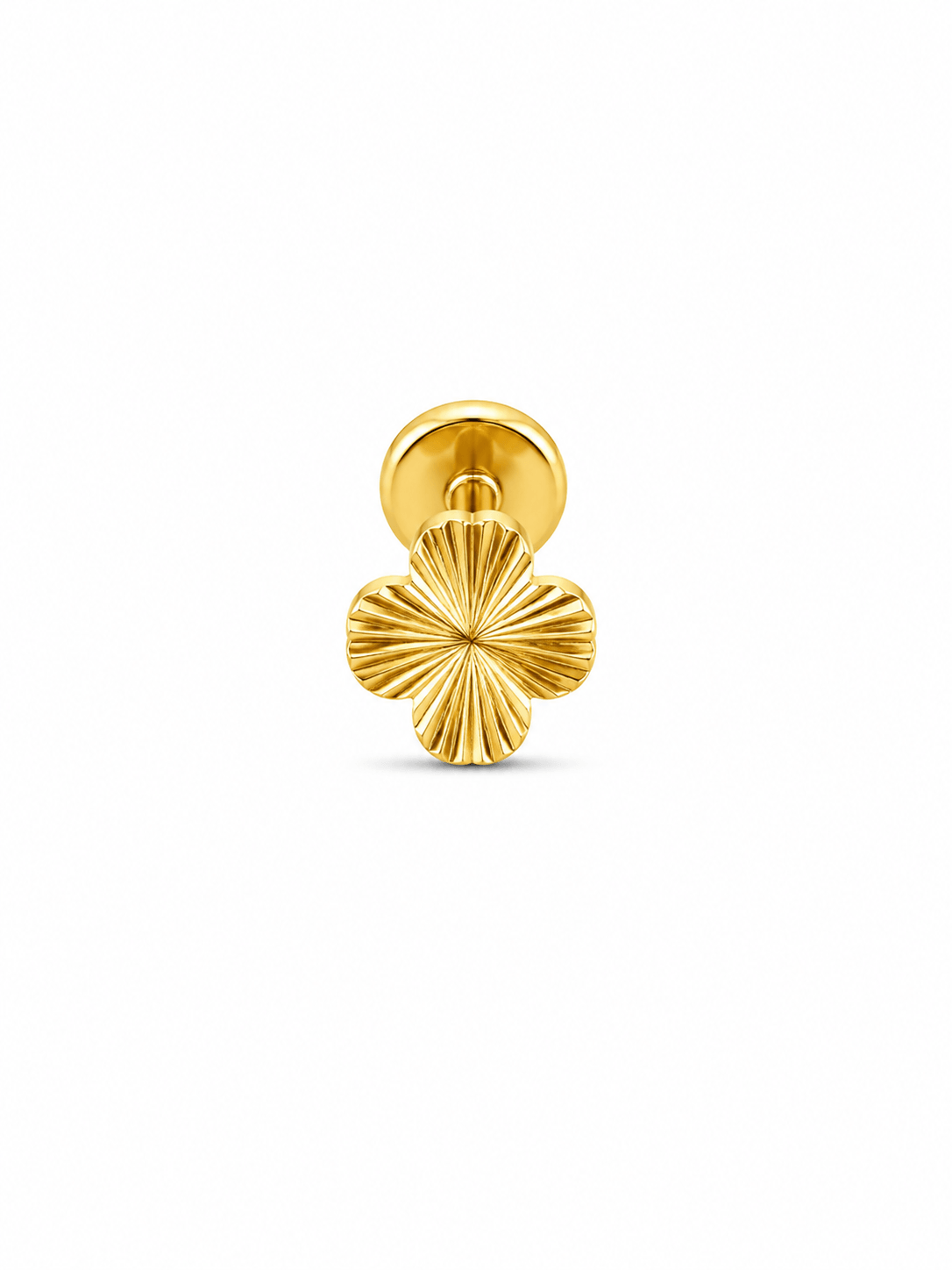 Premium Titanyum Yonca Piercing