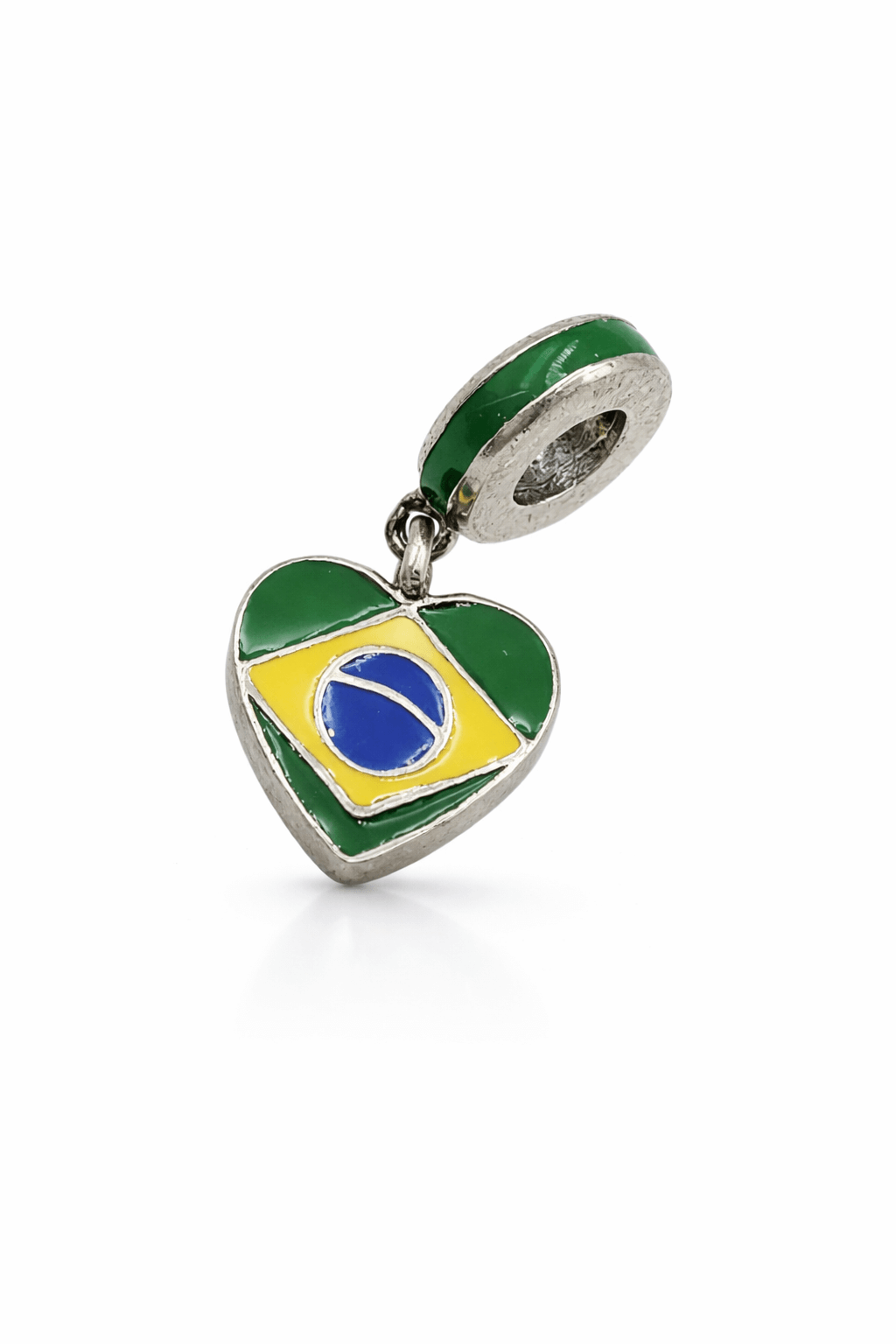 Sallantılı Brezilya Bayrağı Charm