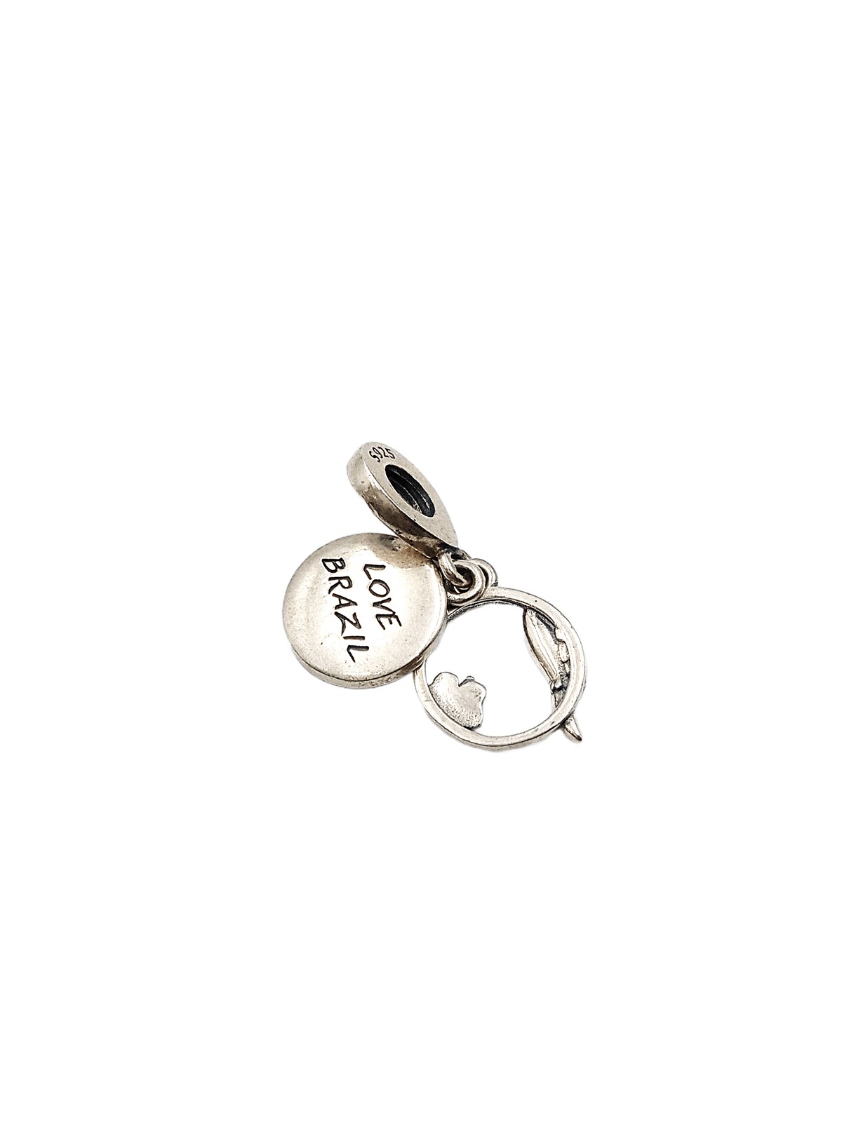 Sallantılı, Kuş Figürlü Renkli Charm (Love Brasil)