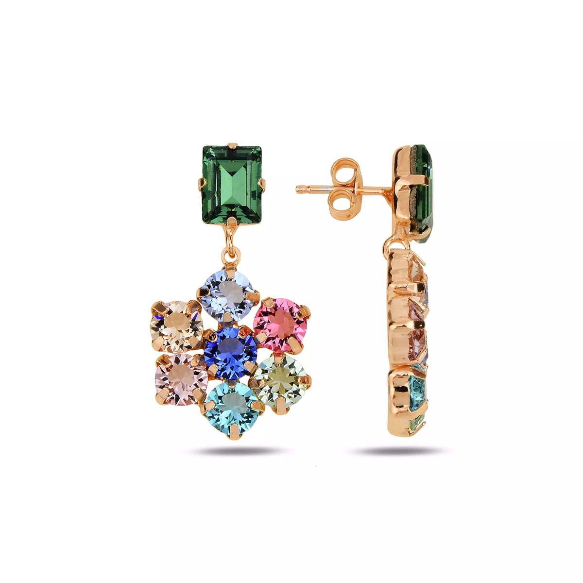 Swarovski Taşlı Küpe